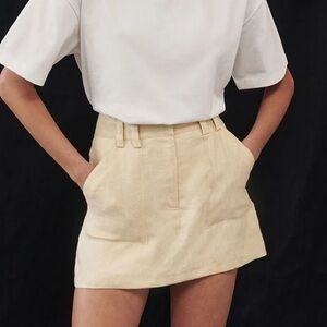 Dissh Eva Linen Black Skort